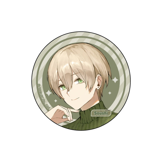 テリオスタ 缶バッジ(私服ver.)