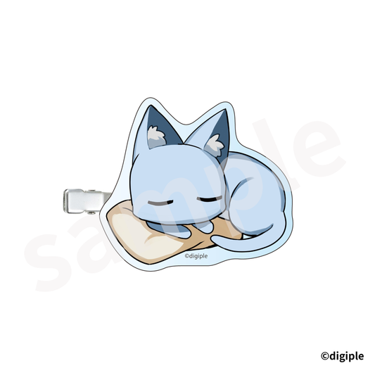 アクリルヘアクリップ（えんがわ）