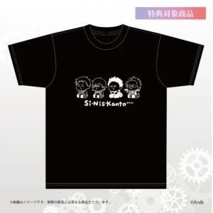 「Si-Nis-Kanto」Tシャツ黒L - 画像 (1)